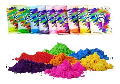 Polvos Holi Colores Upd Egresados Pack X6 Unidades Surtidos 0
