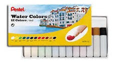 Aquarela Em Tubo Pentel C/12 Cores 1