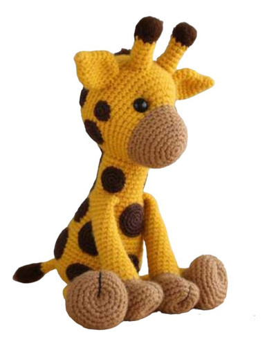 Patrón Para Tejer Esta Hermosa Jirafa Amigurumi. 0