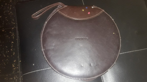 Funda De Cuero Con Forma De Plato P/cubiertos De Parrilla 1