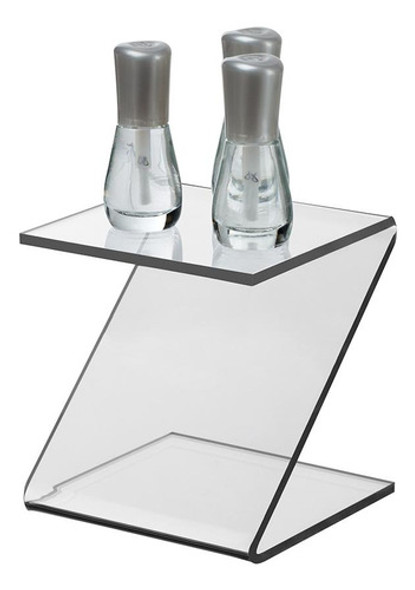 Estante Repisa Exhibidor Cremas Acrílico En Z - Pequeño 0