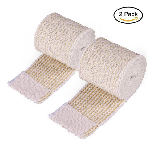 Abrigo De Compresión De Vendaje Elástico De Algodón De 2 '' 1