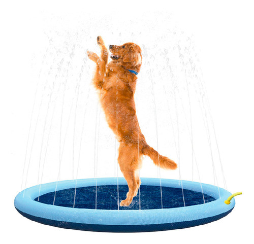 Tapete Chafariz Piscina Pets Crianças Agua Infantil Inflável 1