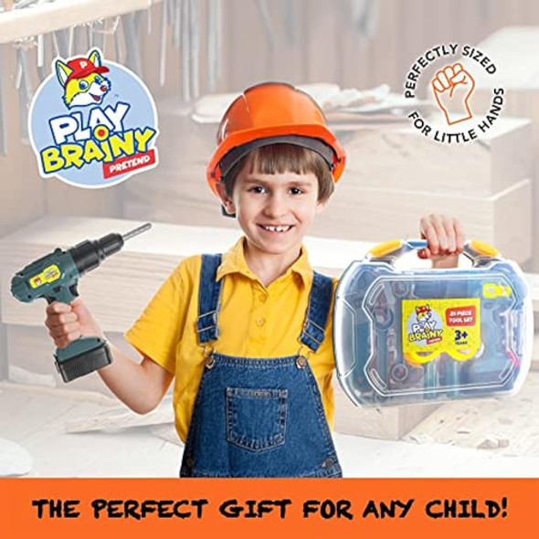 ~? Juego De Herramientas Para Niños Play Brainy Pretend Con 1