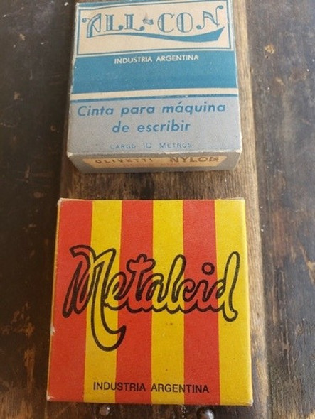 Antigua Cintas Maquina De Escribir Olivetti Cajas Originales 1