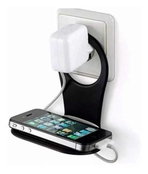 Soporte Para Pared Para Cargar Celular Color Negro 0 Soporte Para Pared Para Cargar Celular Color Negro 0