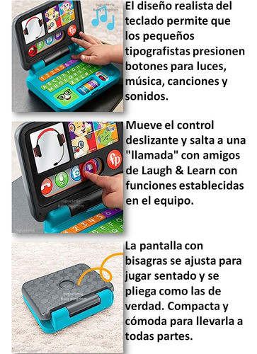 Computadora Infantil De Aprendizaje Para Niños  En Español 1