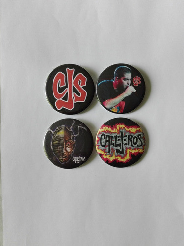 4 Pines Prendedor De Callejeros Rock Nacional 55mm 0