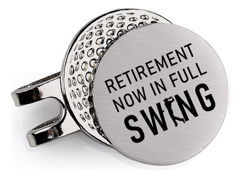 Divertido Marcador De Bola De Golf De Acero Inoxidable - Ret 0