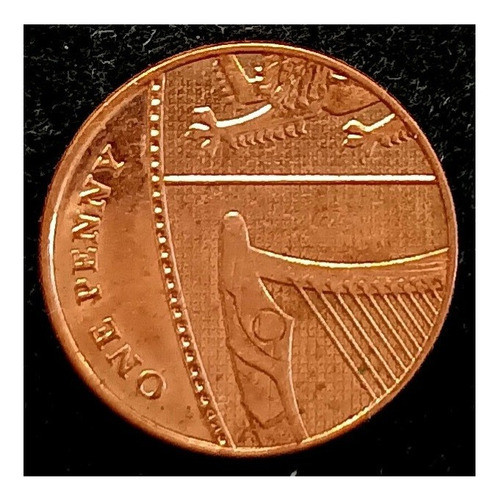Gran Bretaña 1 Penny 2015 Sin Circular Km 1107 Escudo 0