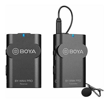 Sistema De Microfono Lavalier Inalambrico De 2.4g, Boya Wm4 1