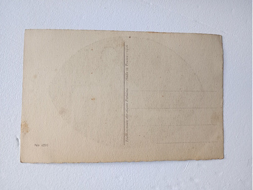 Tarjeta Postal Antigua. 1926. Made In France. N4293 1