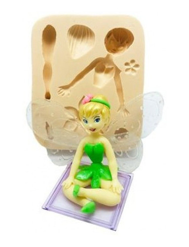 Molde De Silicone Peter Pan - Fada Sininho 3d 0