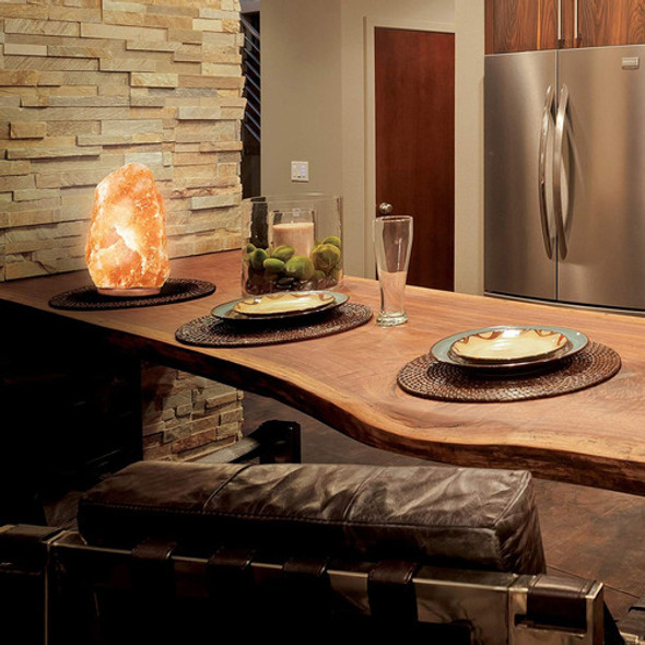 Lampara De Sal Del Himalaya Piedra 5-7kg Con Dimmer Original 1