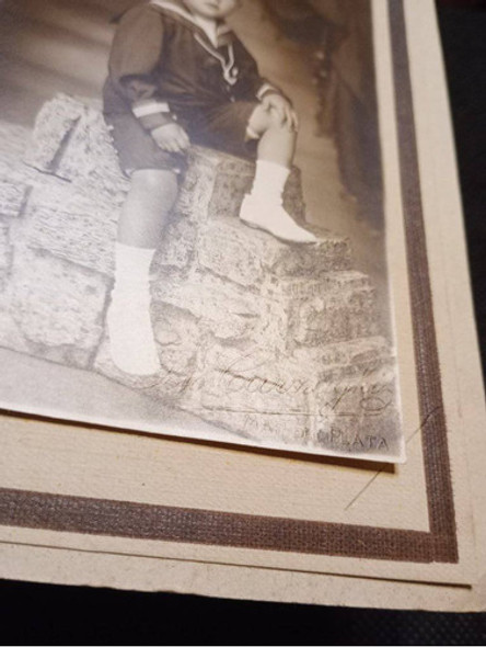 Foto Postales Antiguas Mar Del Plata Estudio F Carnaghi 1900 1