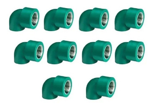 Codo 20 X 1/2  Rosca Hembra Termofusión Pack 10 Unidades 0