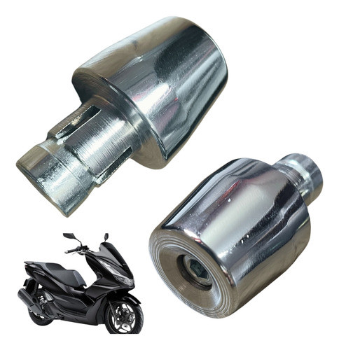 Par Peso P/ Guidão Oco Com Fixador  Pcx 150 Universal 0
