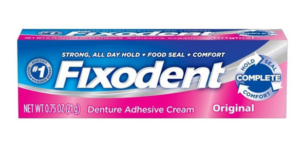 Fixodent Original Adhesivo Para Prótesis Dental 39gr Local 0