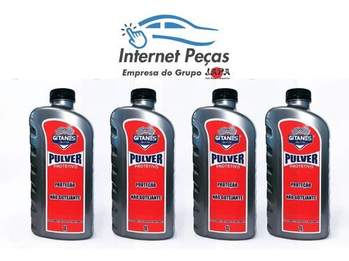 Kit 4 Óleos Protetivo Para Chassis 1l Oil Mamona Gitanes 1
