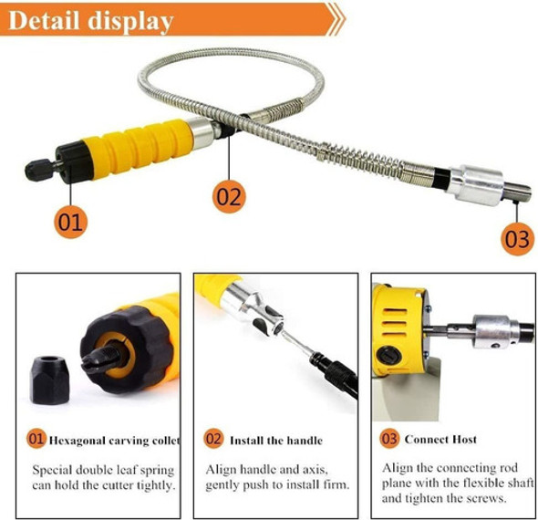 Conjunto De Ferramentas Elétricas Para Entalhe Em Madeira 1