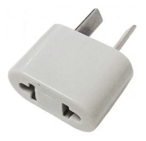 Adaptador Para Ficha Americana Y Aleman Mig Blanca Pack X 1u 0