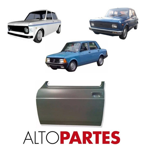 Panel Puerta Fiat 128 Berlina Europa S Europa Delantero Izq 0