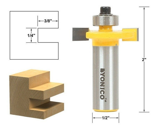 Fresa Para Router Trompo Cod 14184 Vastago De 1/2 Ph Ventas 1