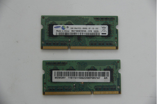 Memoria Notebook 1gb Ddr3 Pc3 8500s 1rx8 Samsung 1