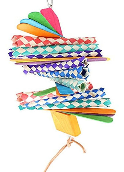 Bonka Bird Toys 1081 4step Shred Bird Toy Loro Jaula Juguete 1