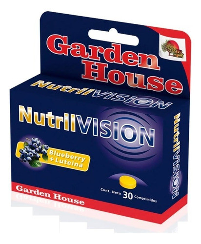 Nutrilvision Garden House X 30 Comp Arándano Azul Luteína 0