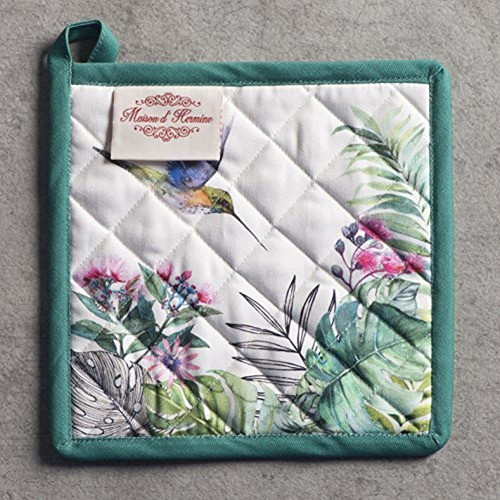 Maison D Hermine Tropiques 100% Algodon Pot Holder 8 Pulgad 1
