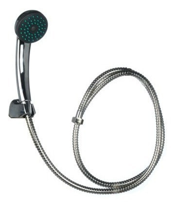Duchador Cromo Anticalcareo Soporte Y Manguera A Inox.1,6 M 1