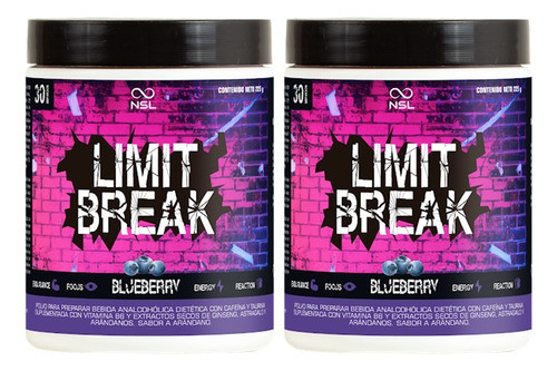 Limit Break 2 Unidades -energia Resistencia Enfoque Reaccion 0