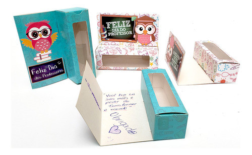 15 Caixas Com Cartão Acoplado Dia Dos Professores 0