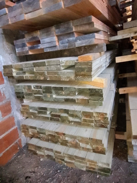 Viga Tirante Maderafed Pino Impregnado 100x11x4 Cm Cca 1