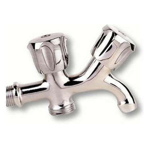 Canilla Doble Para Lavarropas 1