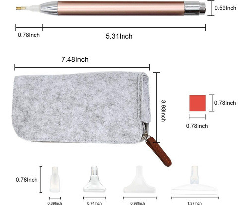 Kit De Herramientas Para Pintura Con Diamantes 5d Led 1