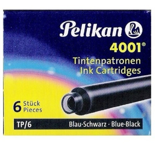 Cartucho Para Caneta Tinteiro Pelikan Tp/6 Com 2 Cores 1