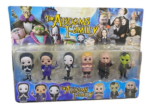 Set X 6 Muñecos Locos Addams - The Addams Family - Merlina 0