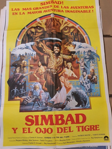 Afiche De Cine Original 1206 -simbad Y El Ojo Del Tigre- 0