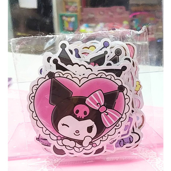 Sticker De Personaje 50 Unidades Surtidas Kuromi Melody 1