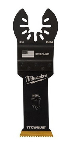 Hoja Sierra Oscilante Cutter Milwaukee Metal Titanium 1271 0