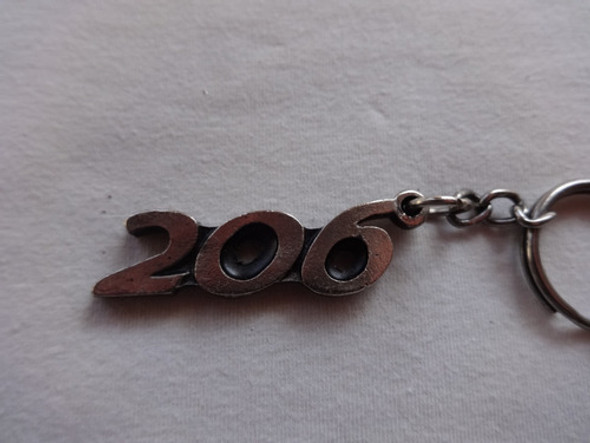 Llavero Peugeot 206 Metalico Escudo Logo Auto Insignia 1