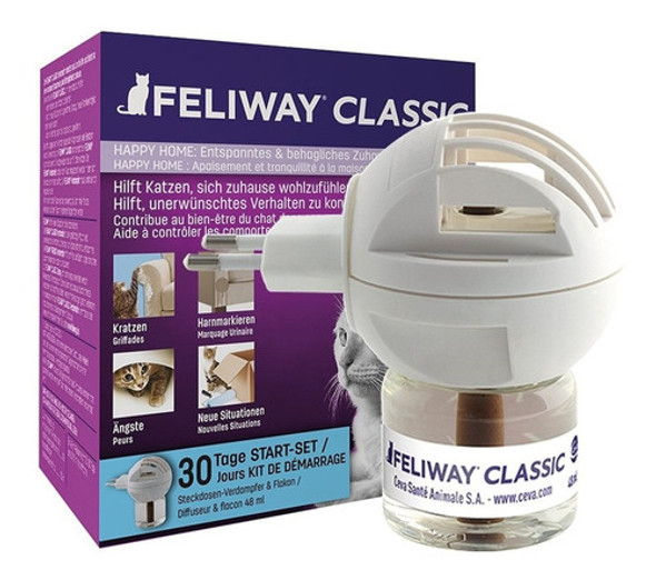 Para Gatos Feliway Difusor + Repuesto 48 Ml 0