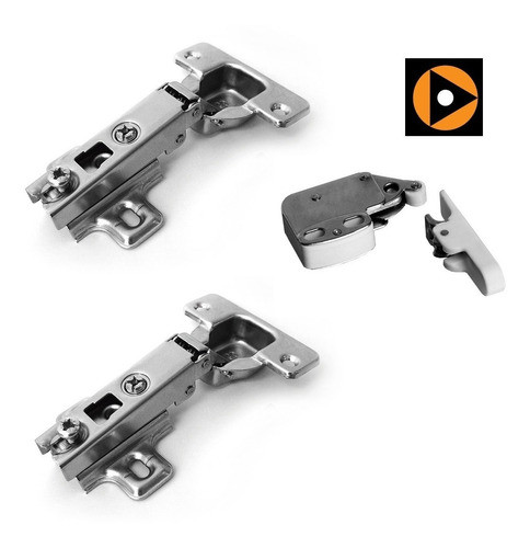Bisagras Push On X 2 Unidades Codo 9 + 1 Reten Push Ducasse 0