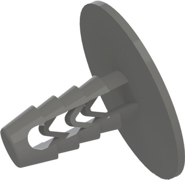 077.p0377c Clip De Escama Universal Ø 7,6x17,0x25 Gris (x10) 0