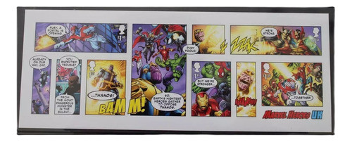 2019 Historietas- Heroes Marvel- Gran Bretaña (bloque) Mint 0