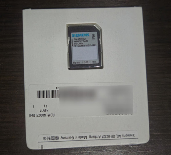 Tarjeta Simatic Hmi 512mb 6av6671-8xb10-0ax1 Siemens Memory 1
