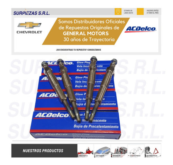 Bujia De Precalentamiento Kangoo / Trafic 1.9 / Clio Ii 100% 1