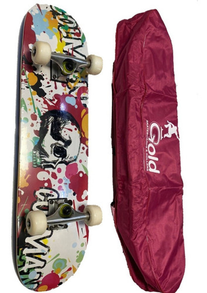 Combo Skate Profesional Doble Cola + Funda Gold C/finan 0 Combo Skate Profesional Doble Cola + Funda Gold C/finan 0
